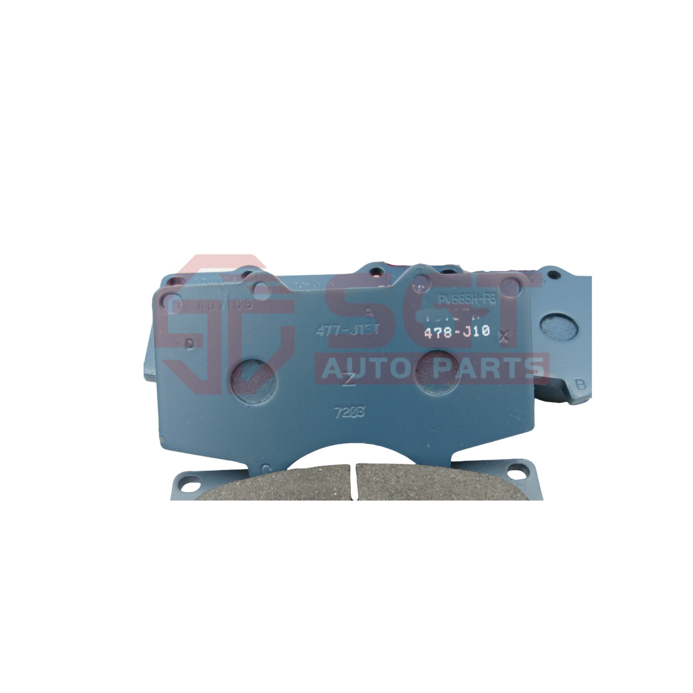 Silent Ceramic Formula Disc Brake Pads for Toyota MITSUBISHI Auto Parts Model 04465-0K370